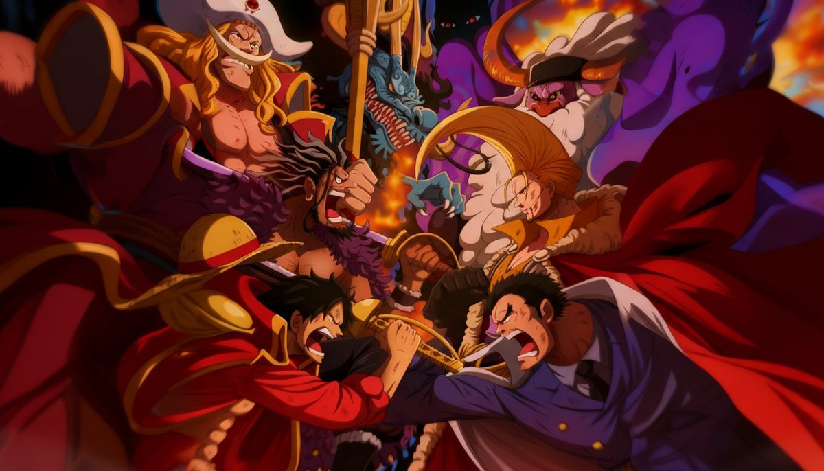 Spoiler Chap 1164 One Piece: Quỷ Rocks D. Xebec Cân 3 Râu Trắng, Big Mom và Kaidou